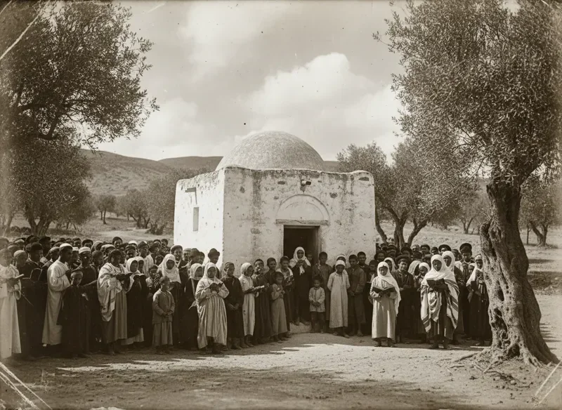 תצלום ארכיוני של הציון הקדוש