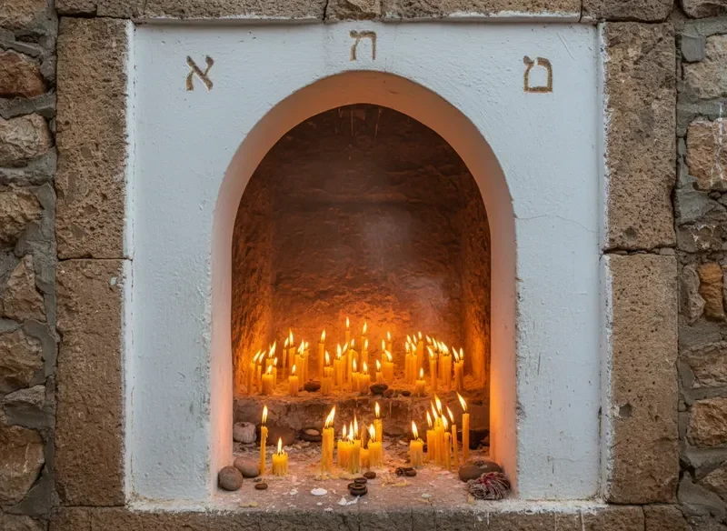 כניסה לציון הקדוש של רבי דוד ומשה